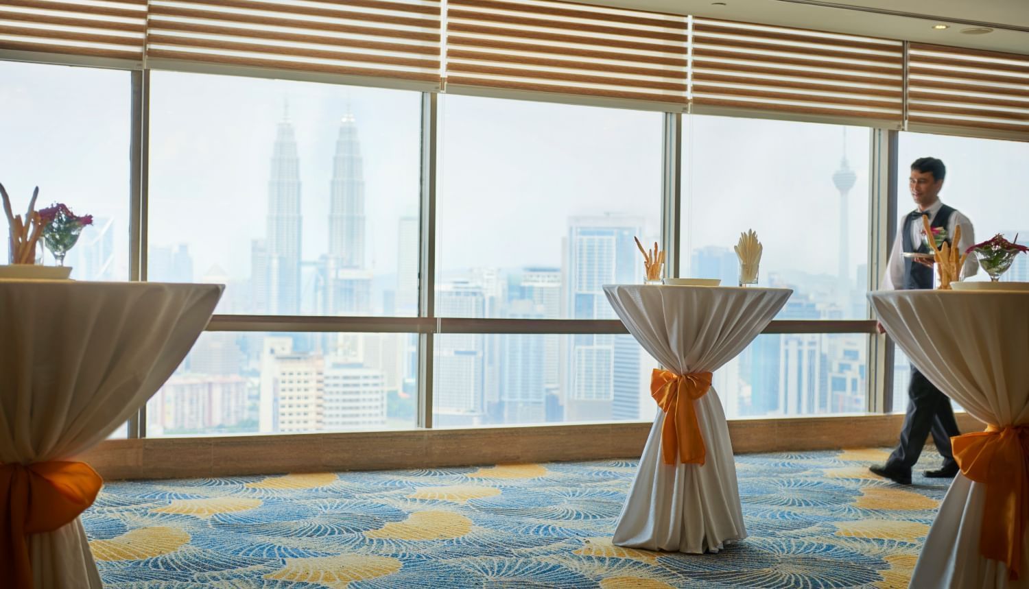 Cocktail set-up in Meet On 35 at Sunway Putra Hotel