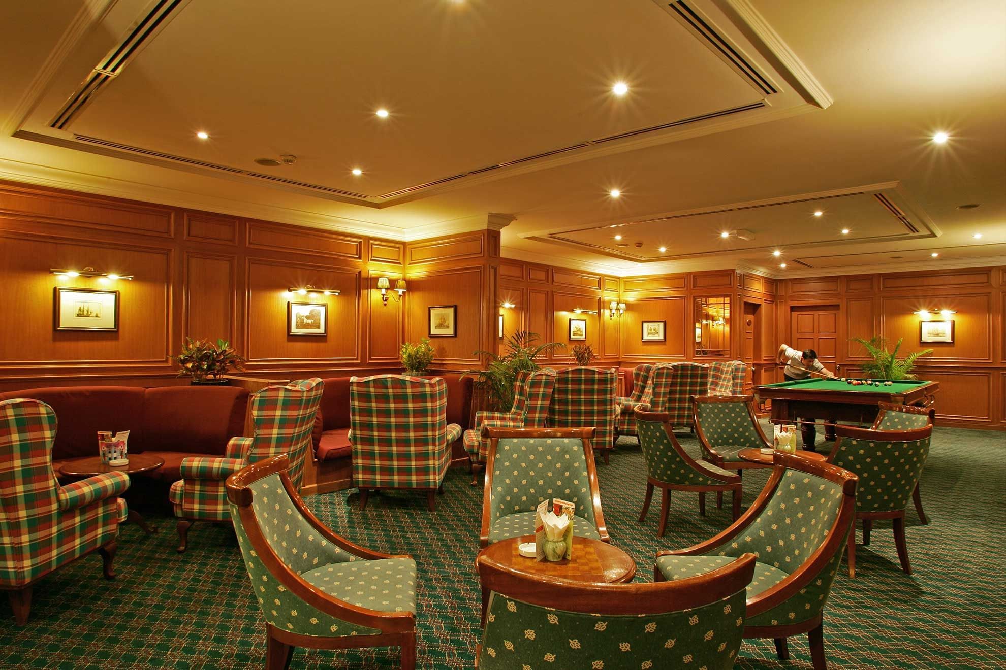 The Lobby Lounge area with carpeted floors at Sunway Hotel Phnom Pen